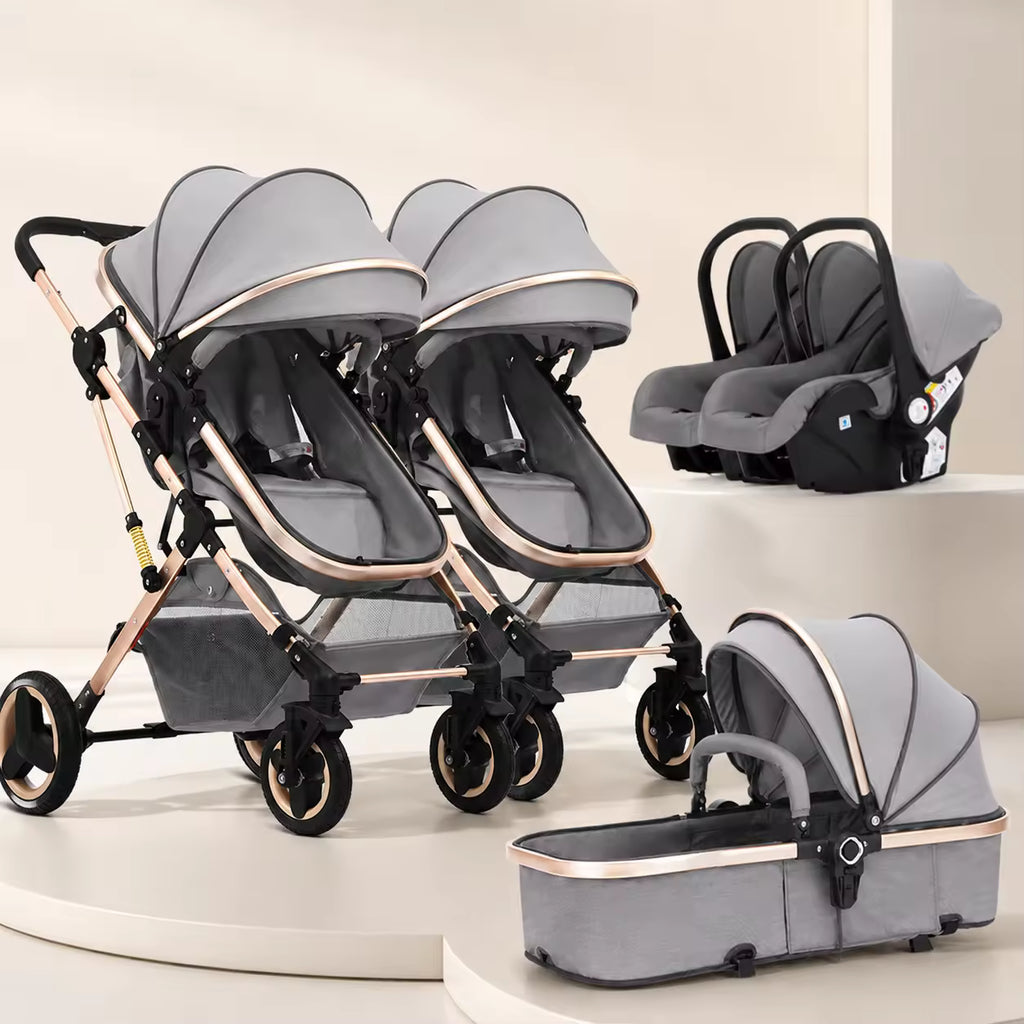 Poussette Double 3 en 1 TWIN