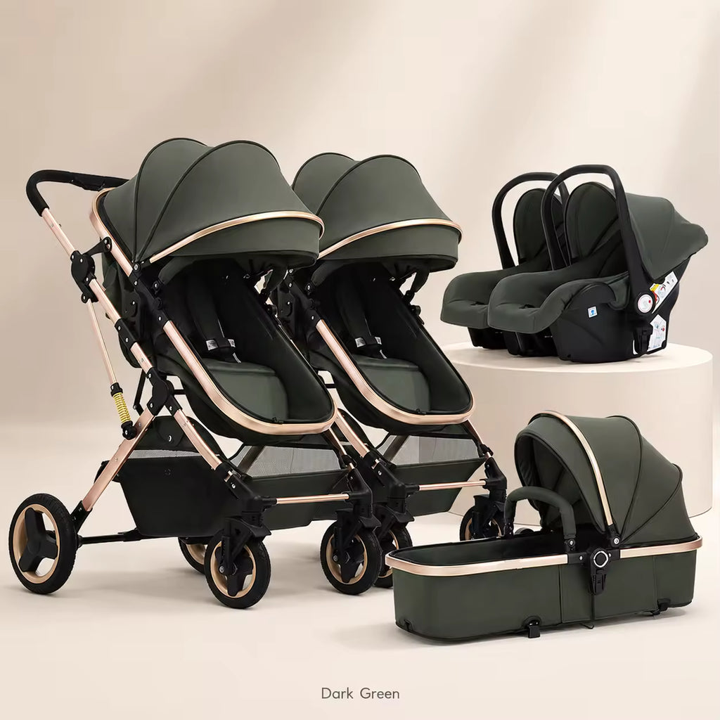 Poussette Double 3 en 1 TWIN