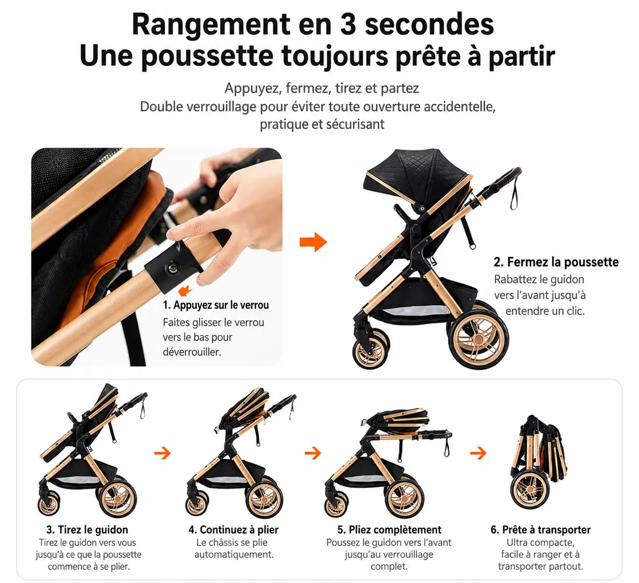 Poussette EASYROAD Baby Nours